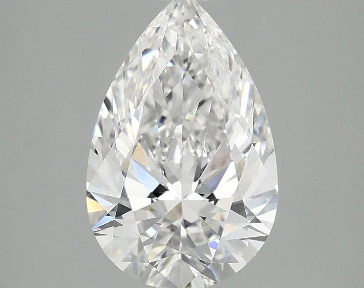 2.1 Carat Pear Shaped Ideal Cut VVS2 IGI Certified Lab Grown Diamond