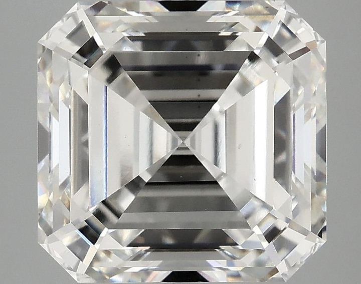 5.1 Carat Asscher Shaped Ideal Cut VS1 IGI Certified Lab Grown Diamond