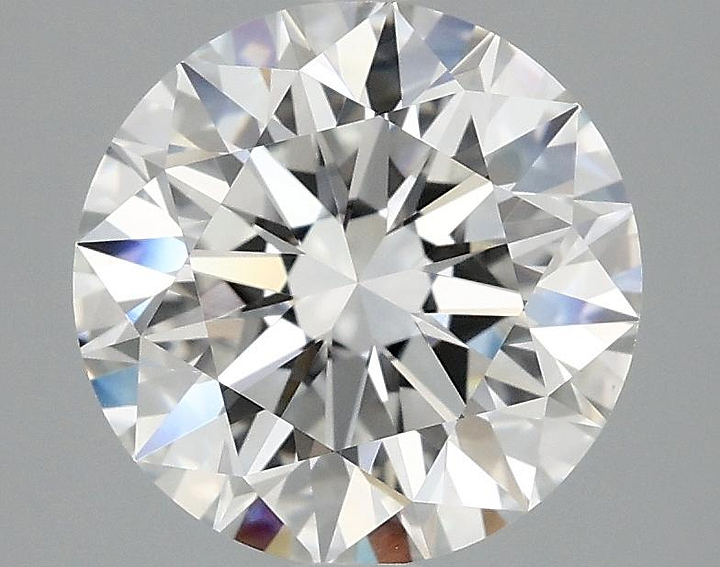 3.08 Carat Round Shaped Excellent Cut VVS2 IGI Certified Lab Grown Diamond