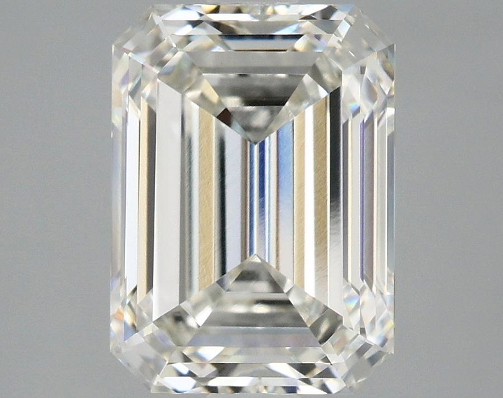 3.09 Carat Emerald Shaped Excellent Cut VVS2 IGI Certified Lab Grown Diamond