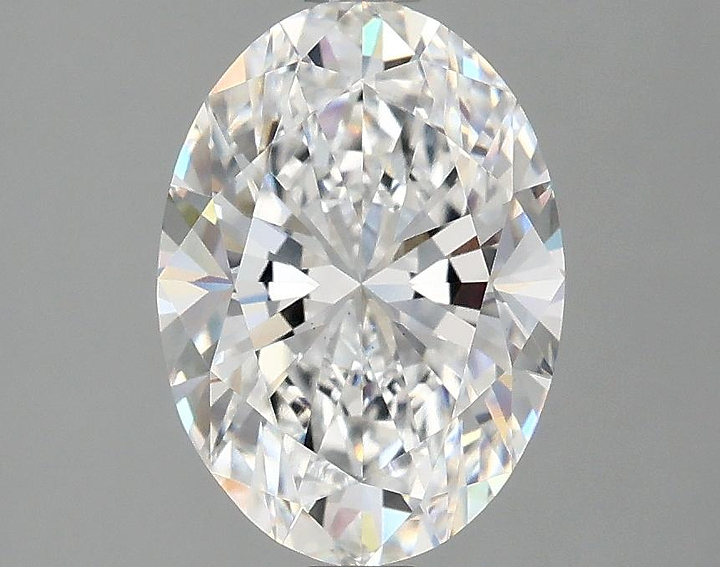 2.1 Carat Oval Shaped Ideal Cut VS1 IGI Certified Lab Grown Diamond