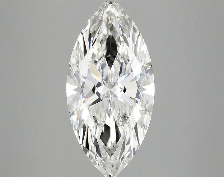 3.03 Carat Marquise Shaped Excellent Cut VVS2 IGI Certified Lab Grown Diamond