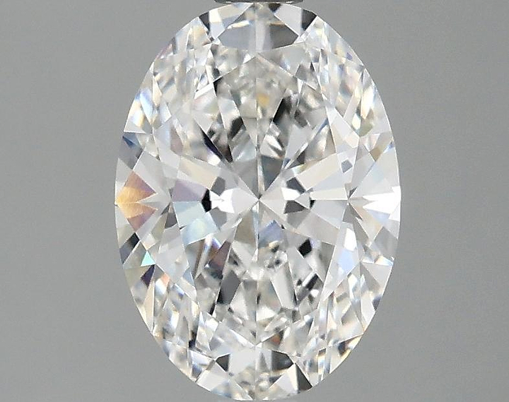 1.5 Carat Oval Shaped Ideal Cut VVS2 IGI Certified Lab Grown Diamond