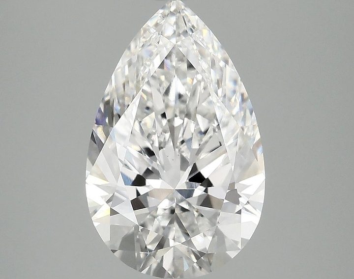 3.09 Carat Pear Shaped Ideal Cut VS1 IGI Certified Lab Grown Diamond