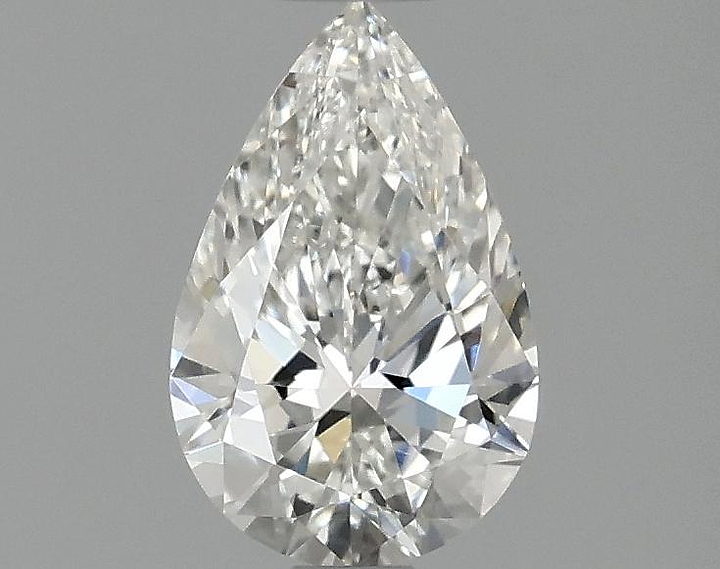 0.97 Carat Pear Shaped Ideal Cut VVS2 IGI Certified Lab Grown Diamond