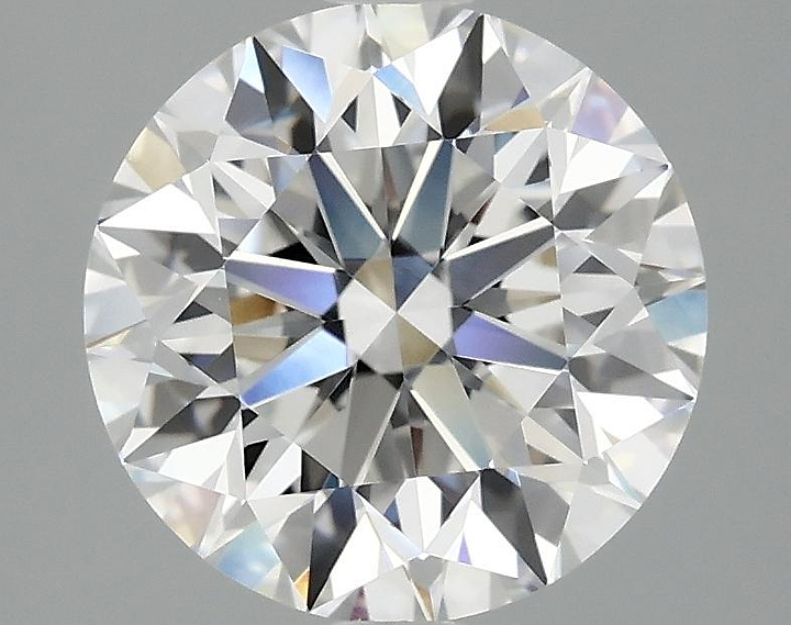 3.09 Carat Round Shaped Excellent Cut VVS2 IGI Certified Lab Grown Diamond