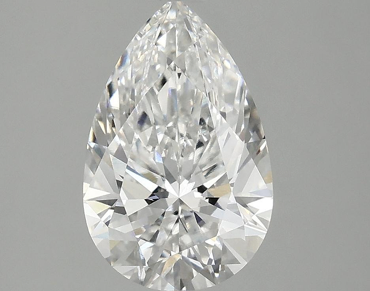2.1 Carat Pear Shaped Ideal Cut VVS2 IGI Certified Lab Grown Diamond