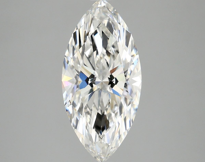 2.57 Carat Marquise Shaped Excellent Cut VVS2 IGI Certified Lab Grown Diamond