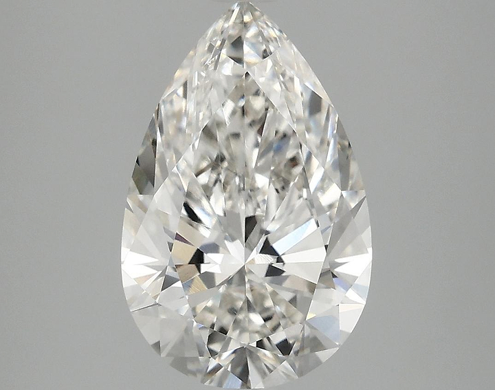 2.52 Carat Pear Shaped Ideal Cut VVS2 IGI Certified Lab Grown Diamond