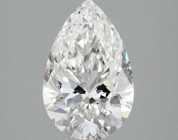 2.08 Carat Pear Shaped Ideal Cut VVS2 IGI Certified Lab Grown Diamond