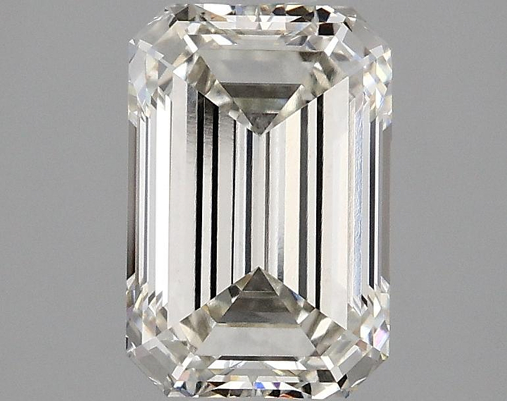 2.07 Carat Emerald Shaped Excellent Cut VVS2 IGI Certified Lab Grown Diamond