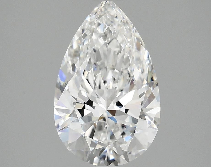2.02 Carat Pear Shaped Ideal Cut VVS2 IGI Certified Lab Grown Diamond