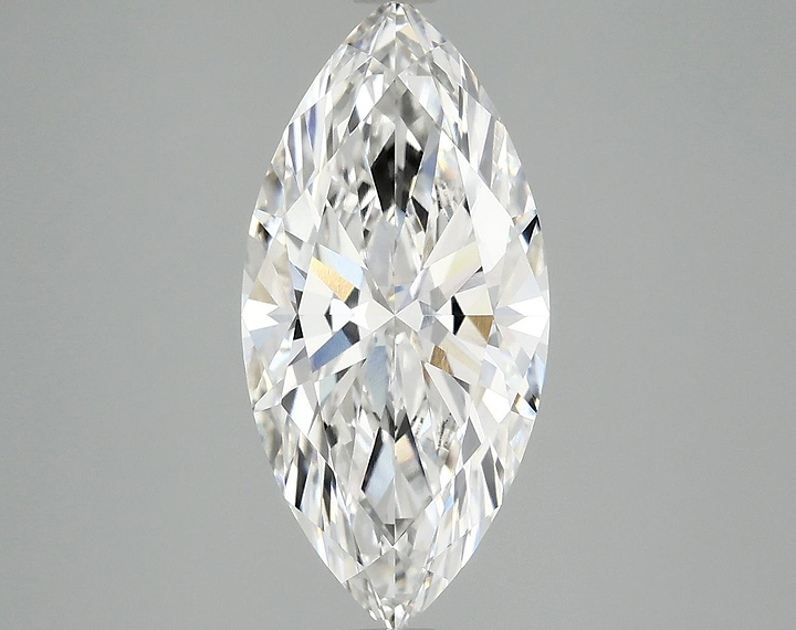3.02 Carat Marquise Shaped Excellent Cut VVS2 IGI Certified Lab Grown Diamond