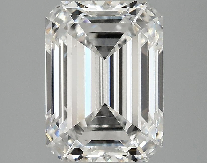 3.09 Carat Emerald Shaped Excellent Cut VS1 IGI Certified Lab Grown Diamond