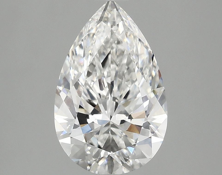 2.02 Carat Pear Shaped Ideal Cut VVS2 IGI Certified Lab Grown Diamond