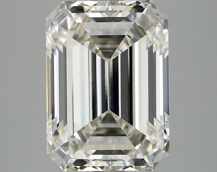 4.09 Carat Emerald Shaped Excellent Cut VS1 IGI Certified Lab Grown Diamond