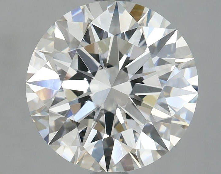 3.09 Carat Round Shaped Ideal Cut VVS2 IGI Certified Lab Grown Diamond