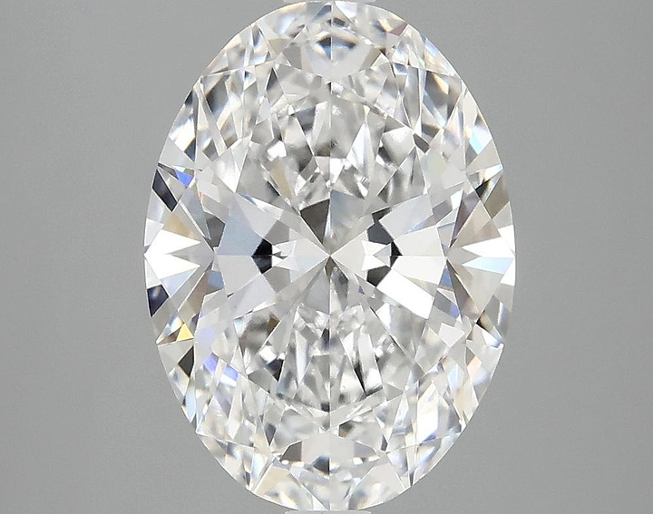 3.05 Carat Oval Shaped Ideal Cut VVS2 IGI Certified Lab Grown Diamond