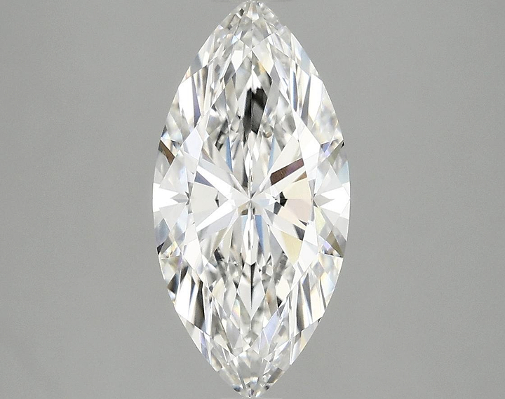 2.02 Carat Marquise Shaped Excellent Cut VVS2 IGI Certified Lab Grown Diamond