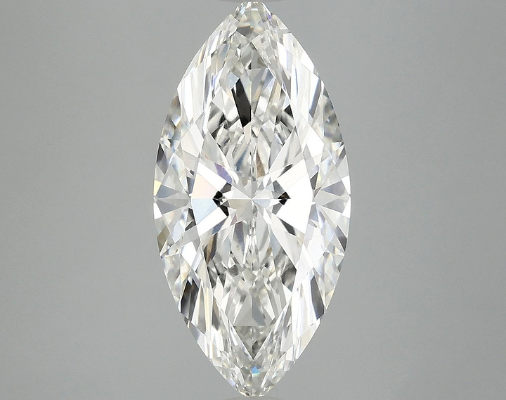 3.54 Carat Marquise Shaped Excellent Cut VVS2 IGI Certified Lab Grown Diamond