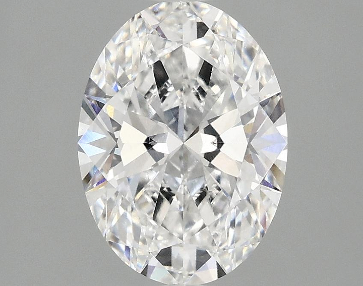 2.0 Carat Oval Shaped Excellent Cut VS1 GSI Certified Lab Grown Diamond