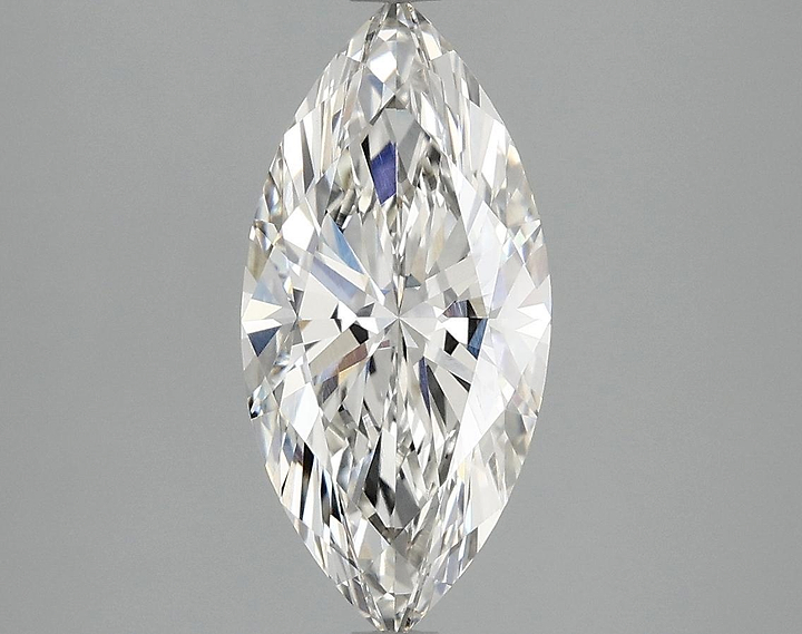 2.05 Carat Marquise Shaped Excellent Cut VVS2 IGI Certified Lab Grown Diamond