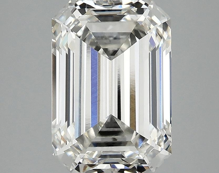 3.01 Carat Emerald Shaped Ideal Cut VVS2 IGI Certified Lab Grown Diamond