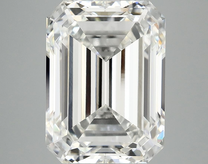 7.78 Carat Emerald Shaped Excellent Cut VVS2 IGI Certified Lab Grown Diamond