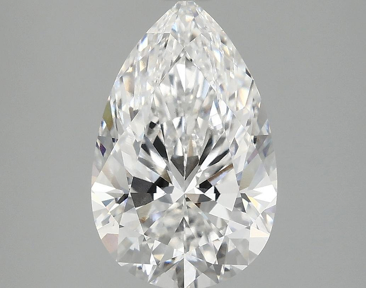 3.03 Carat Pear Shaped Ideal Cut VVS2 IGI Certified Lab Grown Diamond