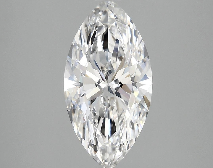 2.07 Carat Marquise Shaped Ideal Cut VVS2 IGI Certified Lab Grown Diamond