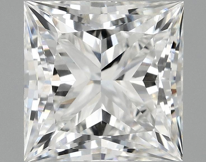 1.87 Carat Princess Shaped Ideal Cut VVS2 IGI Certified Lab Grown Diamond