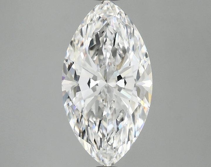 3.09 Carat Marquise Shaped Excellent Cut VVS2 IGI Certified Lab Grown Diamond