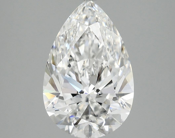 3.04 Carat Pear Shaped Ideal Cut VS2 IGI Certified Lab Grown Diamond