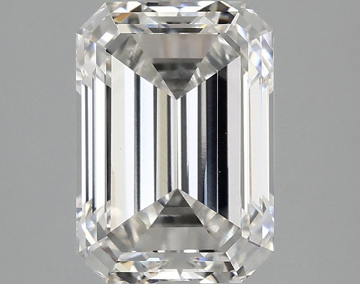 2.51 Carat Emerald Shaped Ideal Cut VS1 IGI Certified Lab Grown Diamond