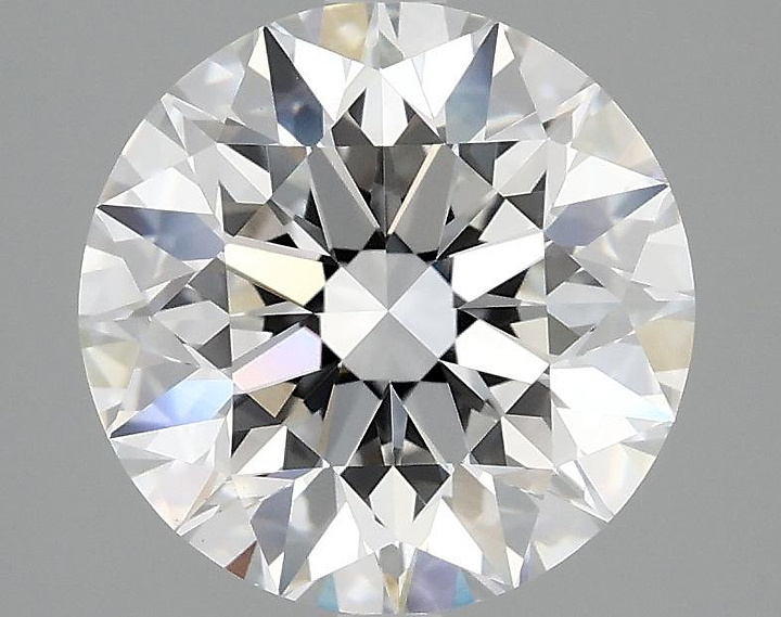 3.05 Carat Round Shaped Excellent Cut VVS2 IGI Certified Lab Grown Diamond