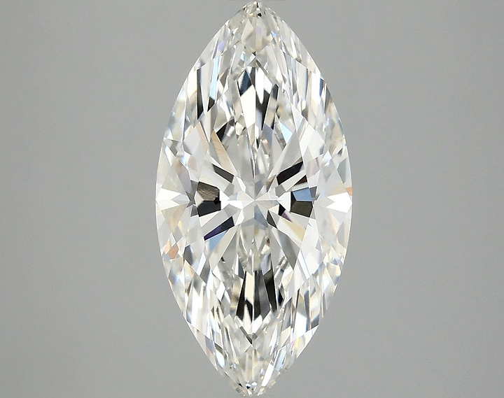 3.03 Carat Marquise Shaped Excellent Cut VVS2 IGI Certified Lab Grown Diamond