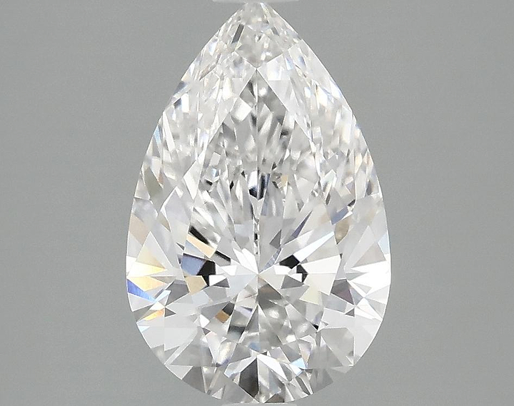 2.05 Carat Pear Shaped Ideal Cut VVS2 IGI Certified Lab Grown Diamond
