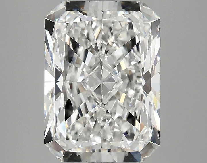 3.96 Carat Radiant Shaped Ideal Cut VVS2 IGI Certified Lab Grown Diamond