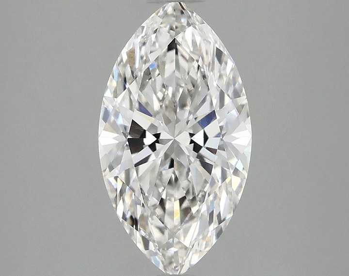 2.06 Carat Marquise Shaped Excellent Cut VVS2 IGI Certified Lab Grown Diamond