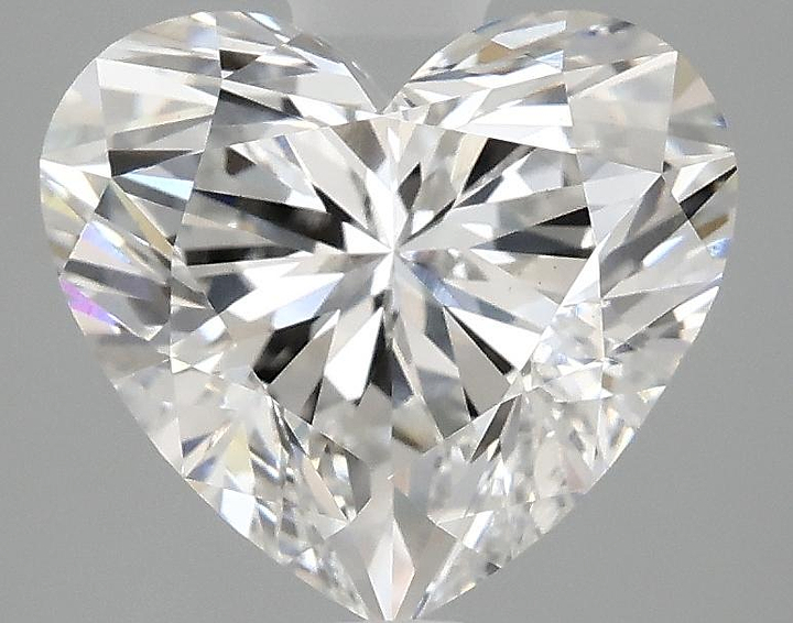3.09 Carat Heart Shaped Ideal Cut VS2 IGI Certified Lab Grown Diamond