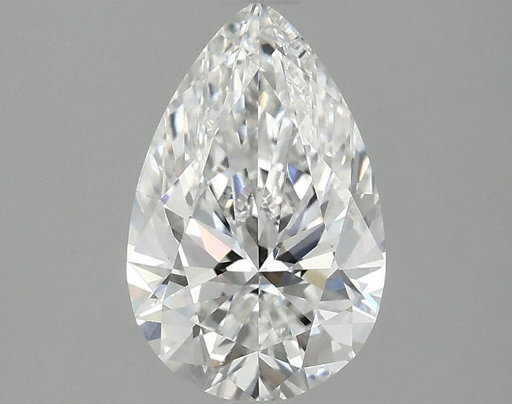 1.53 Carat Pear Shaped Ideal Cut VVS2 IGI Certified Lab Grown Diamond