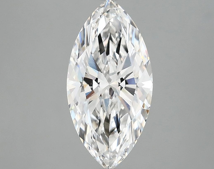 1.91 Carat Marquise Shaped Ideal Cut VVS2 IGI Certified Lab Grown Diamond
