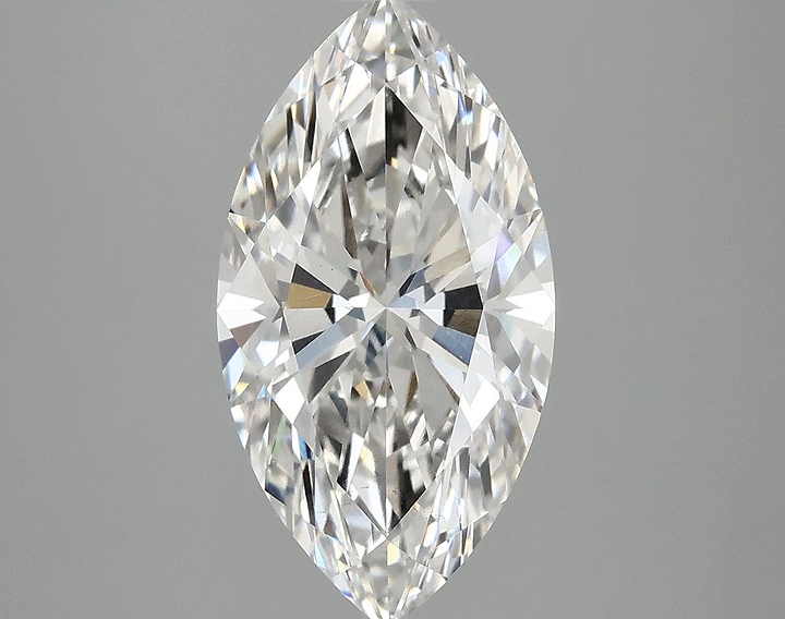 3.47 Carat Marquise Shaped Excellent Cut VS1 IGI Certified Lab Grown Diamond