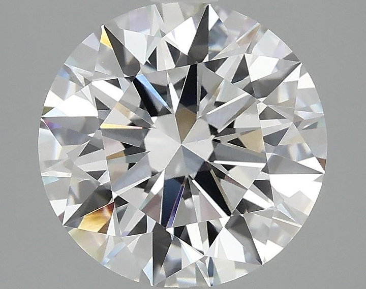 3.09 Carat Round Shaped Ideal Cut VVS2 IGI Certified Lab Grown Diamond
