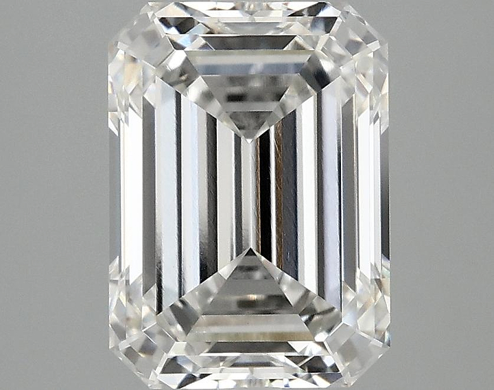 3.09 Carat Emerald Shaped Excellent Cut VVS2 IGI Certified Lab Grown Diamond
