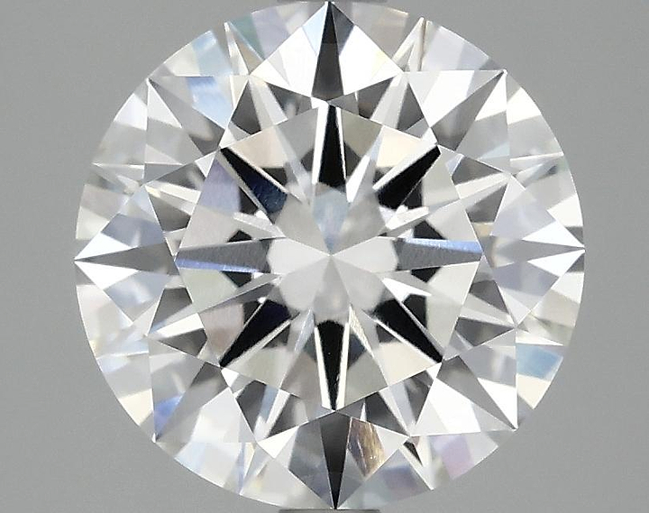 3.07 Carat Round Shaped Ideal Cut VVS2 IGI Certified Lab Grown Diamond