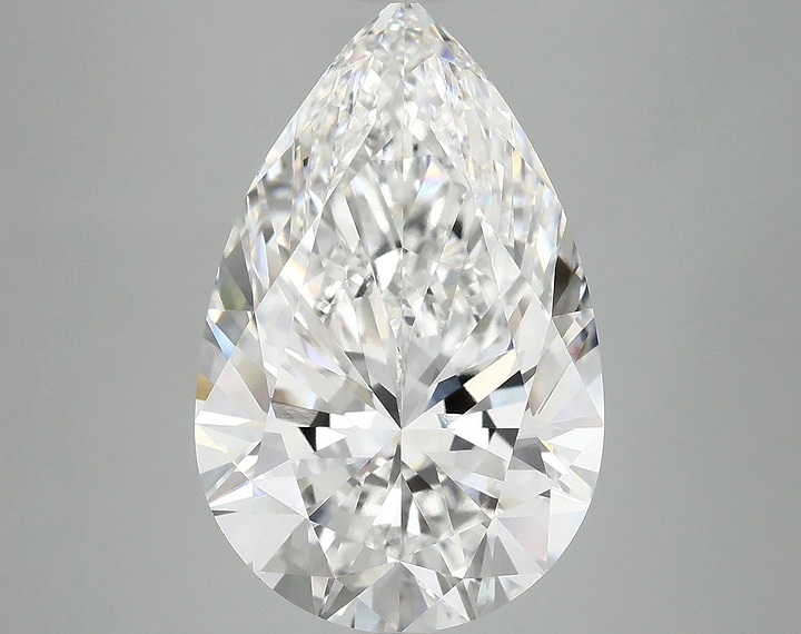 7.04 Carat Pear Shaped Ideal Cut VVS2 IGI Certified Lab Grown Diamond