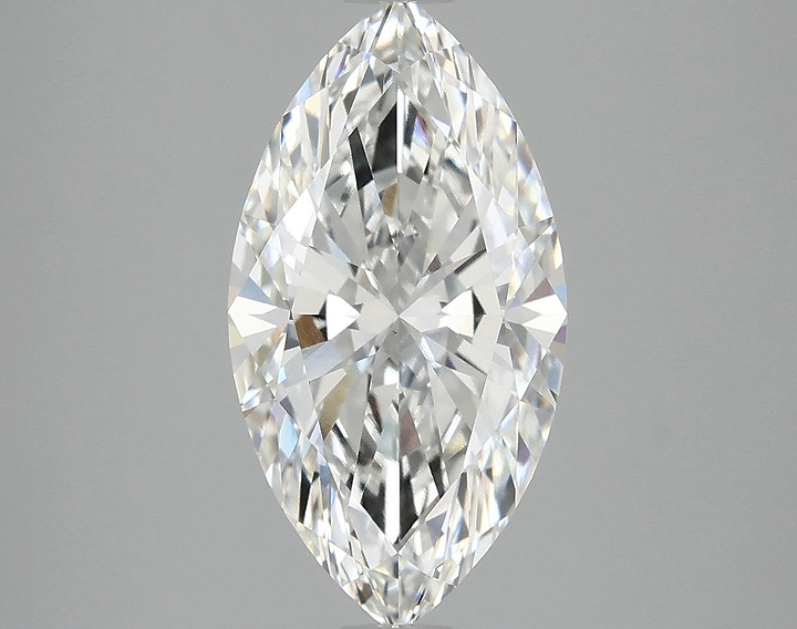 3.06 Carat Marquise Shaped Excellent Cut VVS2 IGI Certified Lab Grown Diamond
