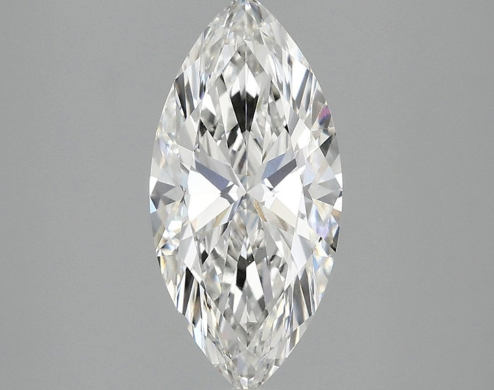 1.97 Carat Marquise Shaped Excellent Cut VVS2 IGI Certified Lab Grown Diamond