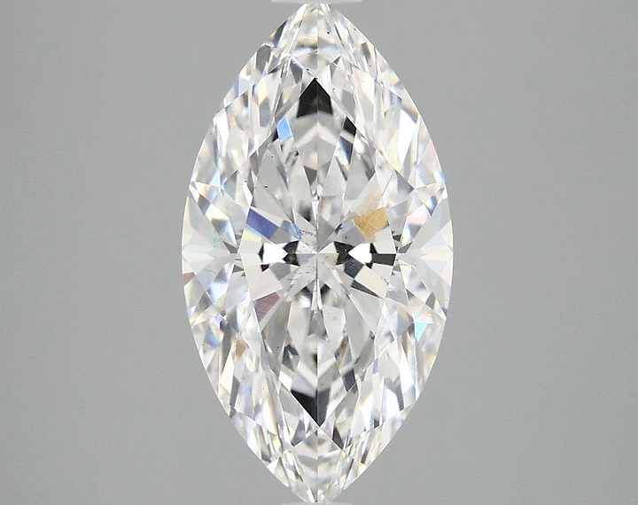 2.57 Carat Marquise Shaped Excellent Cut SI1 IGI Certified Lab Grown Diamond